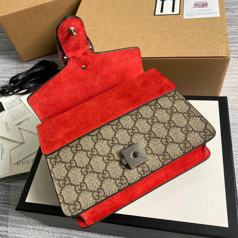Styled lifestyle shot of signature statement women's handbag – women's luxury handbag