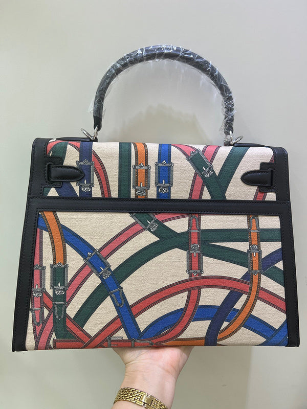Close-up detail of contemporary bag design