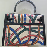 Close-up detail of contemporary bag design