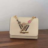 Front view of refined sleek women's handbag – women's premium purse
