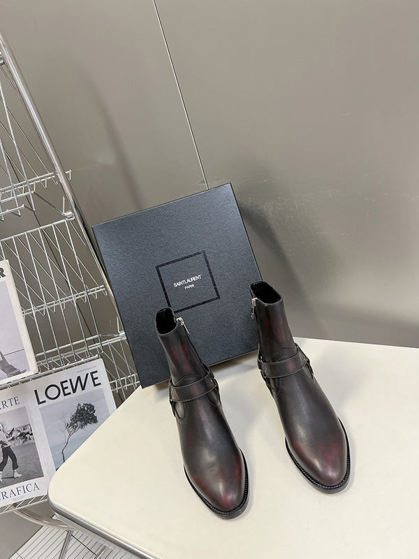 Saint Laurent luxury shoes detail view — premium authentic designer style