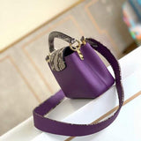 Close-up detail of statement premium women's handbag – women's premium purse