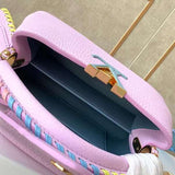 Front view of sleek elevated women's handbag – women's premium purse