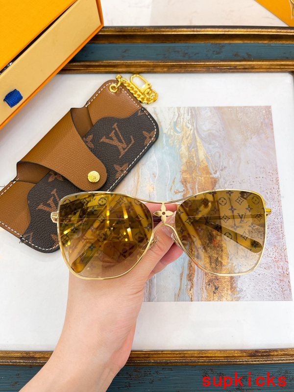 Full view of Louis Vuitton unisex sunglasses