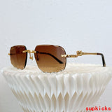 Side view of Cartier unisex sunglasses