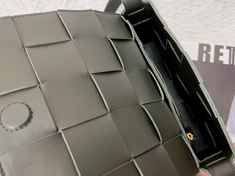 Understated Vegan Leather Handbag - Chic Everyday Appeal | Women's Everyday Carry Handbag #1612 - interior view (image 6) of designer-inspired handbag