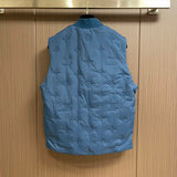 Side profile of Louis Vuitton luxury clothing with logo-detail design
