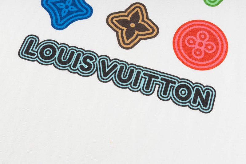 Side profile of Louis Vuitton cotton t-shirt with contemporary cut