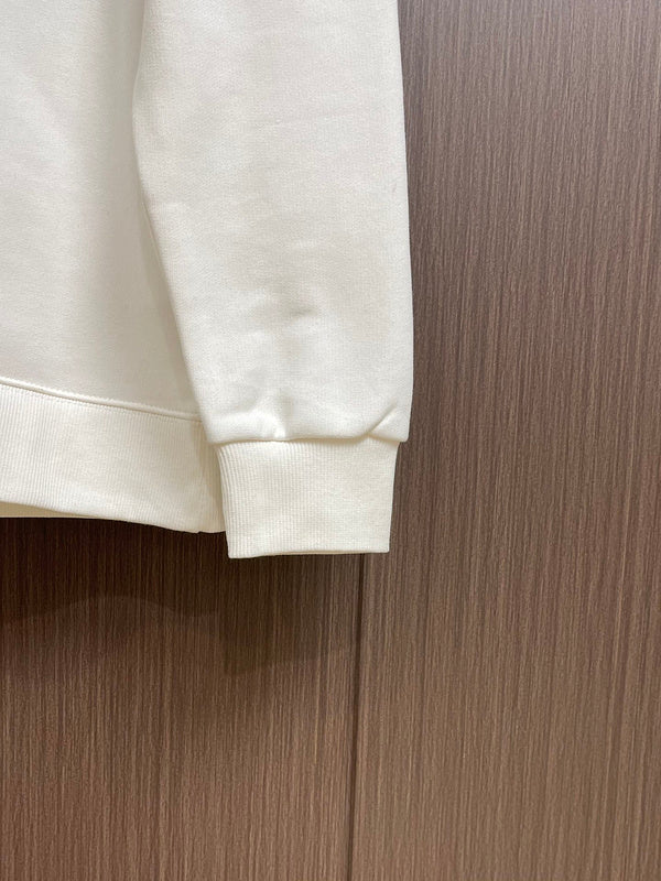 Side profile of Louis Vuitton luxury clothing with relaxed-fit cut