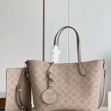 Front view of chic polished women's handbag – women's luxury handbag