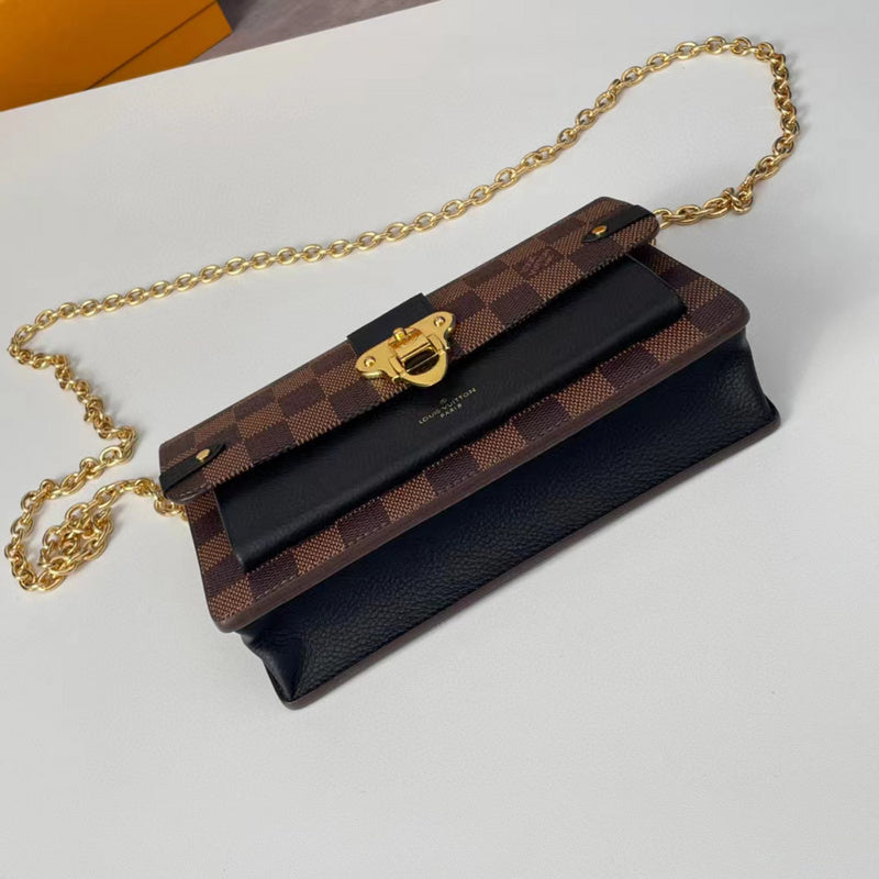 Interior view of sleek chic women's handbag – women's statement bag