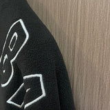 Close-up of Balenciaga designer clothing craftsmanship
