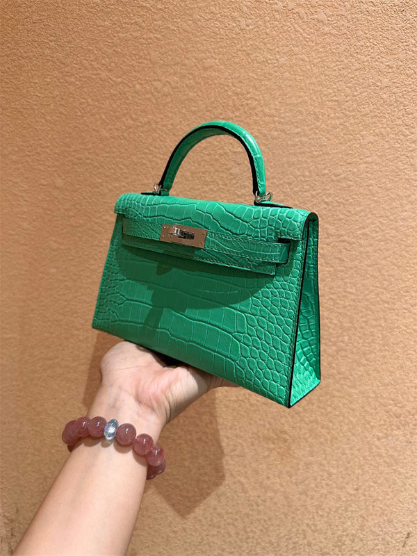  signature handbag detail view showing craftsmanship