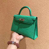  signature handbag detail view showing craftsmanship