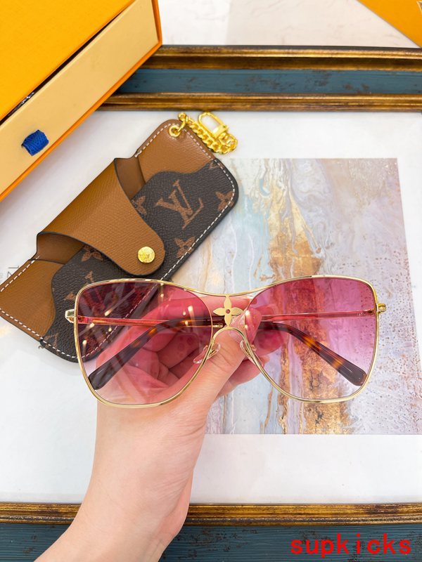 Side view of Louis Vuitton unisex sunglasses