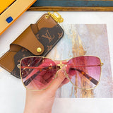 Side view of Louis Vuitton unisex sunglasses