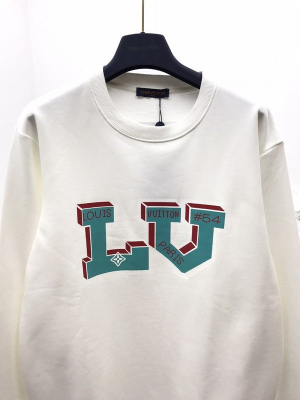 Front view of Louis Vuitton luxury clothing with runway-inspired design