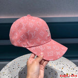 Close-up detail view of Louis Vuitton unisex cap
