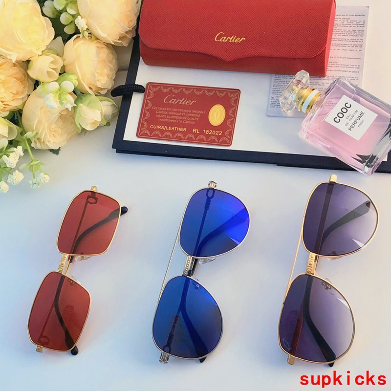 Side view of Cartier unisex sunglasses