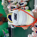 Nike soft grey luxury sneakers view 5 classic court silhouette