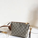 Side profile of chic statement women's handbag – women's designer-style accessory