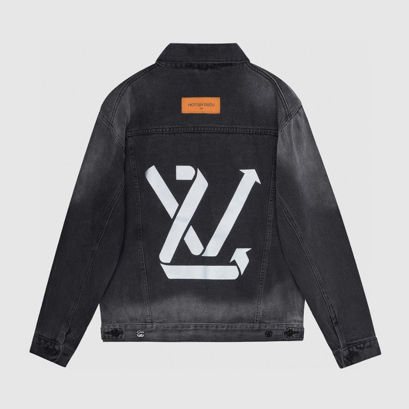 Front view of Louis Vuitton luxury clothing with relaxed-fit cut