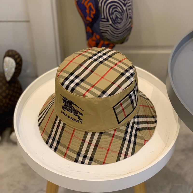 Front view of Burberry unisex cap