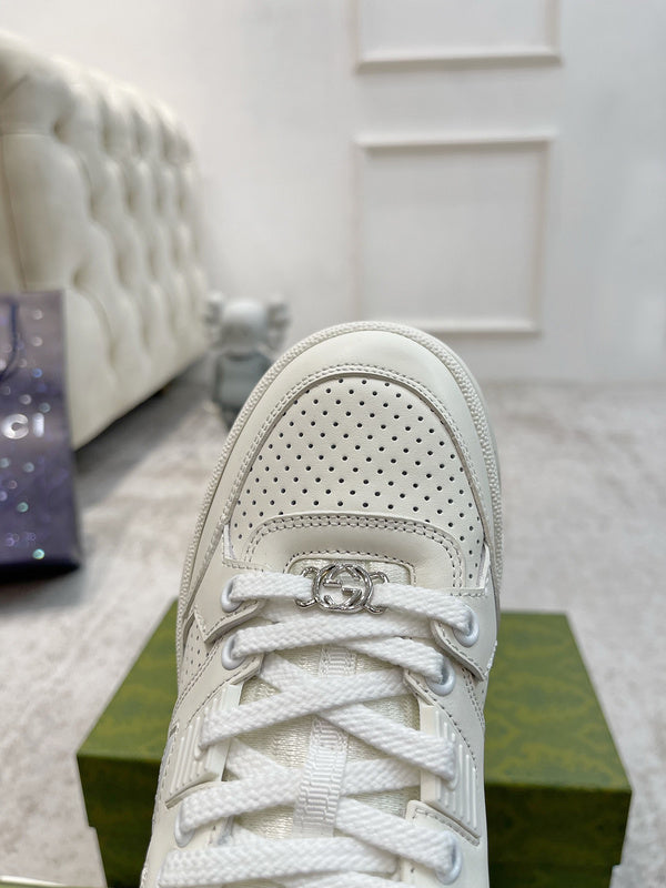 Gucci muted earth tones luxury sneakers view 10 retro runner design