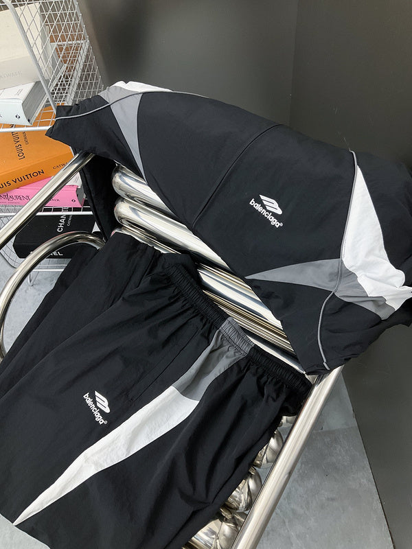 Close-up of Balenciaga designer clothing craftsmanship
