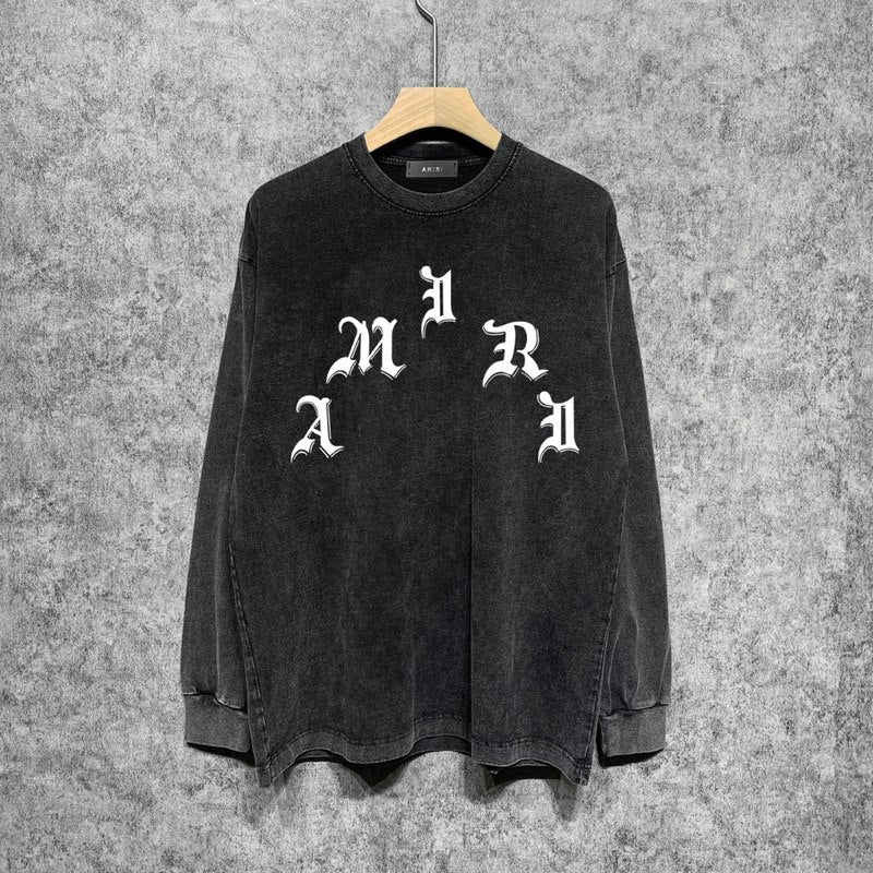 Amiri designer hoodie full view