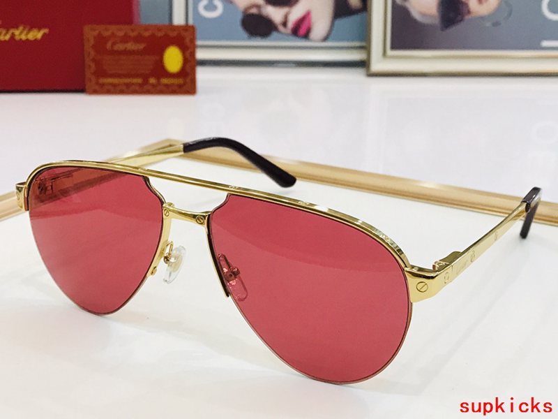 Side view of Cartier unisex sunglasses
