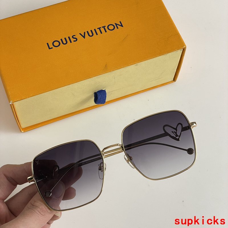 Angled view of Louis Vuitton unisex sunglasses