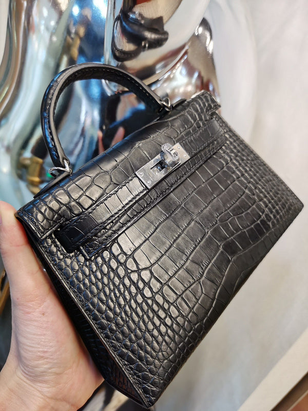 Modern bag shown from front angle
