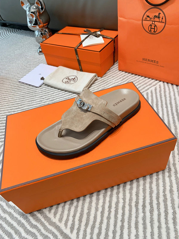 Hermes sandals Style 219 - angled studio shot