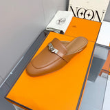 Hermes sandals Style 177 - logo and branding close-up
