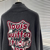 Full styled look of Louis Vuitton luxury clothing with relaxed-fit cut