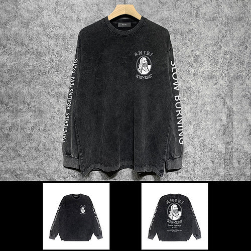 Amiri luxury hoodie detail shot