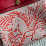 Sophisticated bag shown from front angle