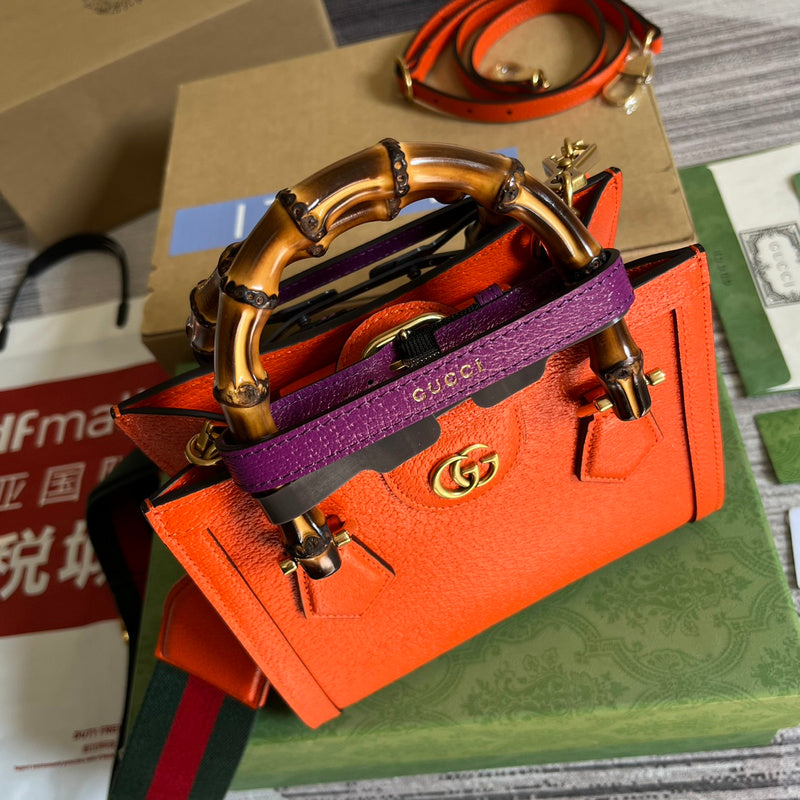 Close-up detail of statement bag design