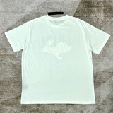 Close-up of Amiri t-shirt craftsmanship