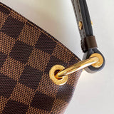 Top view of signature sleek women's handbag – women's luxury handbag