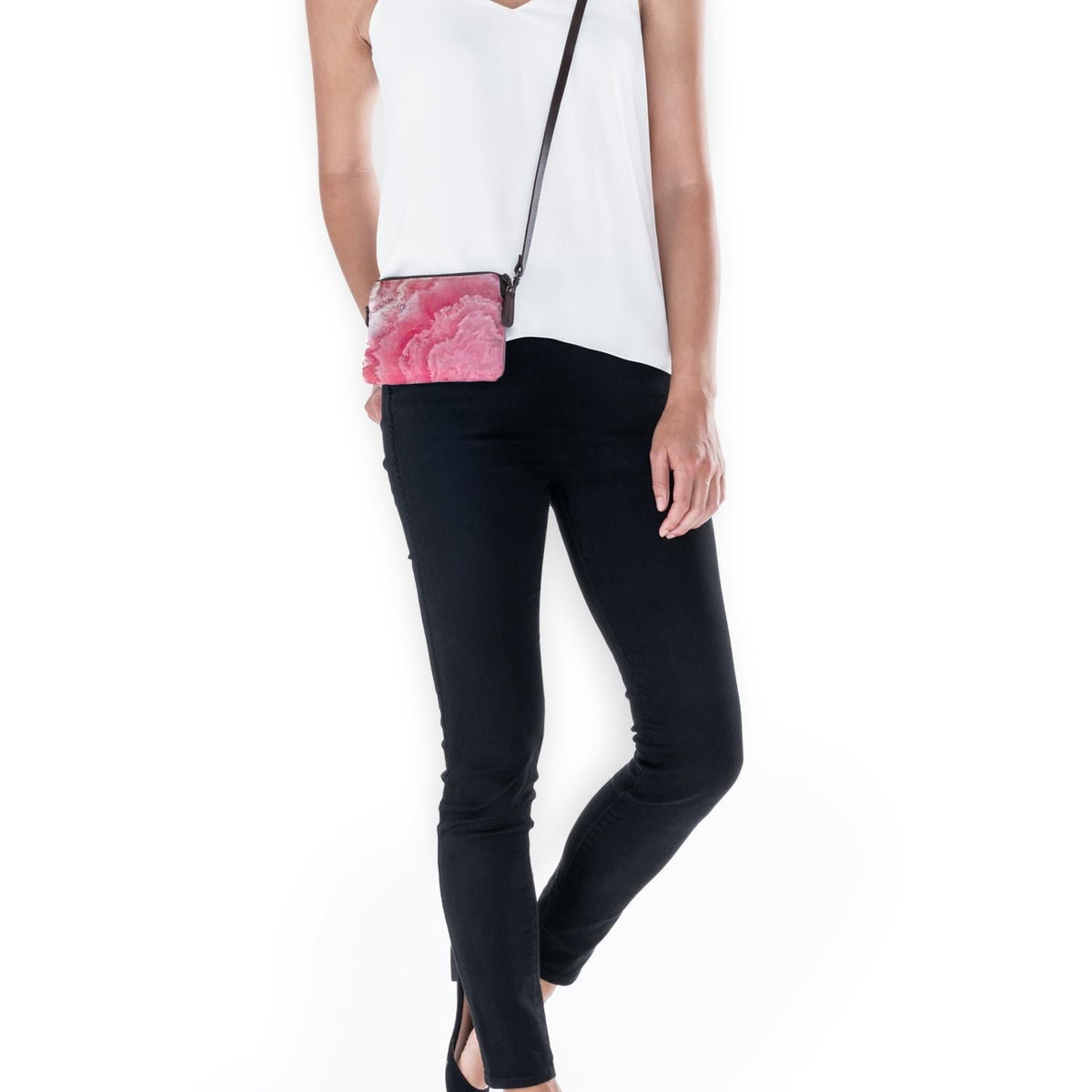 Ziva's Charm clutch bag – close-up view (one versatile size)