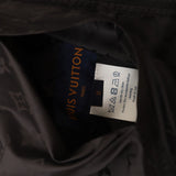 Back view of Louis Vuitton luxury clothing with logo-detail design