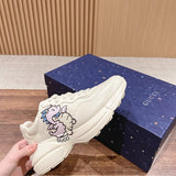 Gucci sneakers detailed view showing premium designer craftsmanship