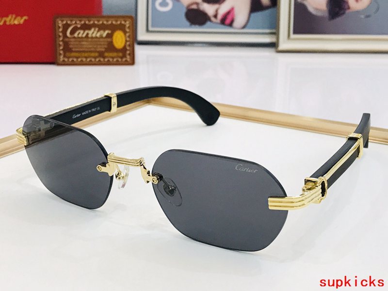 Front view of Cartier unisex sunglasses