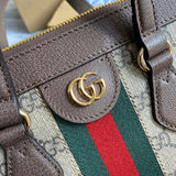 Back view of statement premium women's handbag – women's designer-style accessory