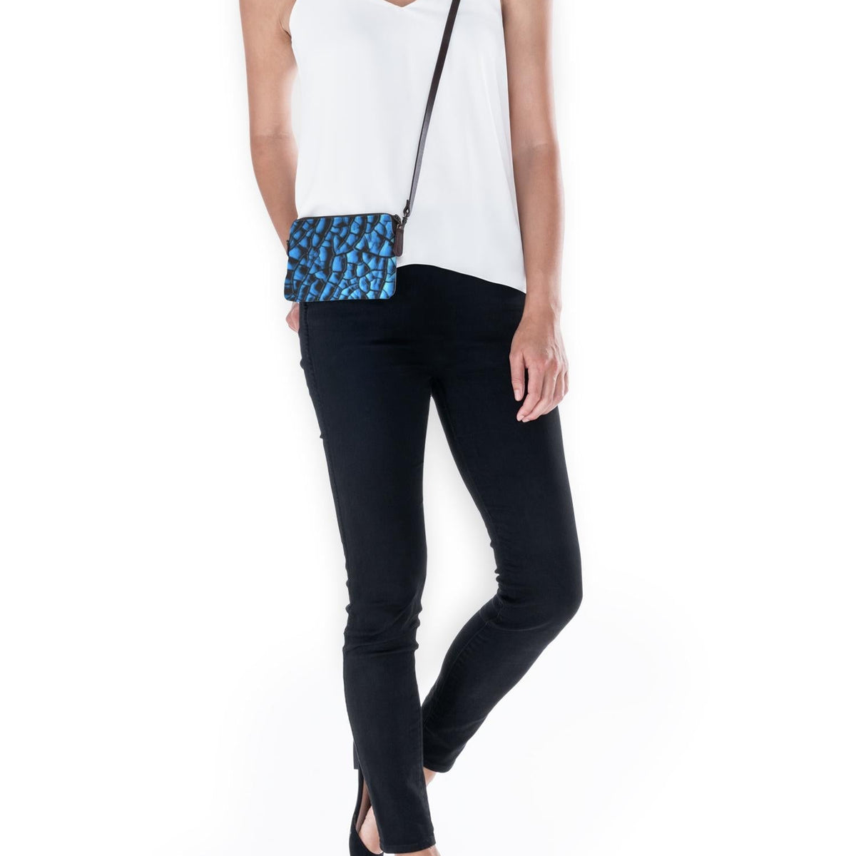 Ziva's Charm clutch bag – close-up view (one versatile size)