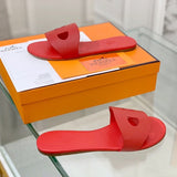 Hermès Nude Classic Ballet Flats - Full Silhouette View
