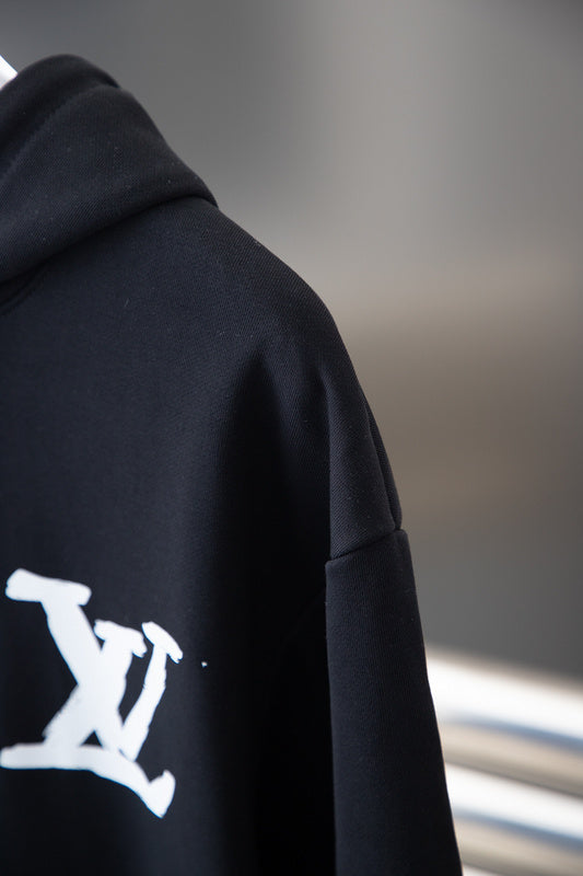 Full styled look of Louis Vuitton luxury clothing with relaxed-fit cut