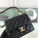 Zivas Charm Chic Craftsmanship Fashion Handbag (Structured Everyday Essential) – Front View